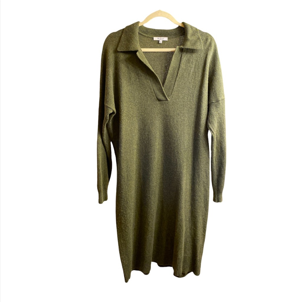 Madewell Polo Sweater Dress